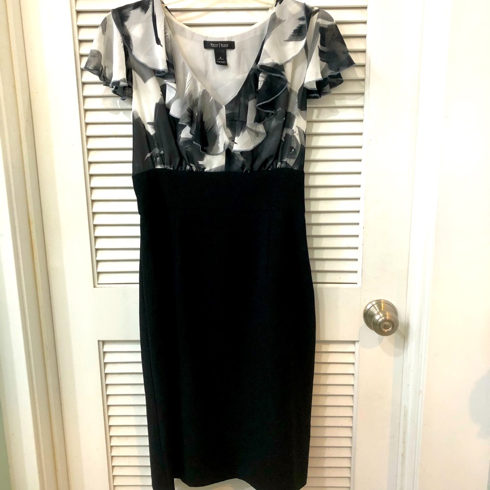 WHITE HOUSE BLACK MARKET Butterfly Sleeve Dress with Empire Waist. So Pretty!